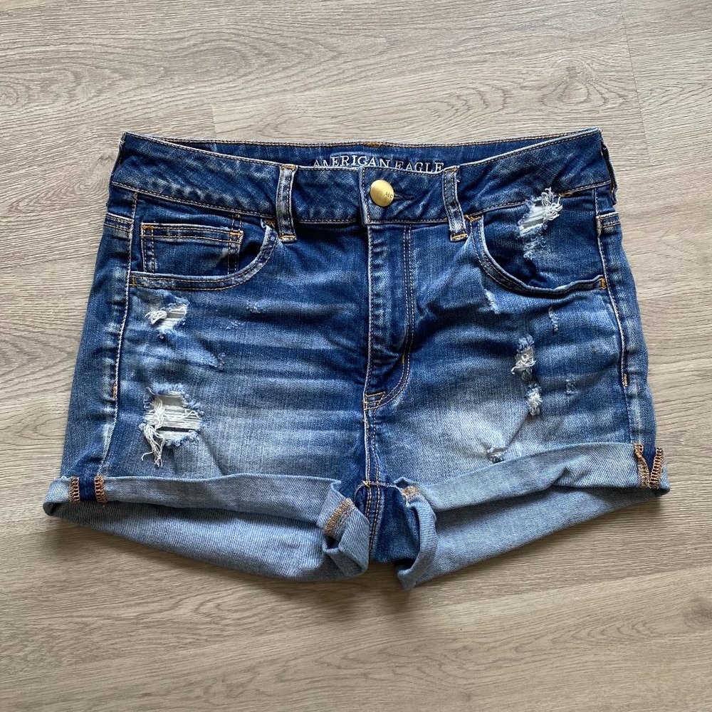 American Eagle Hi-Rise Jean Shorts